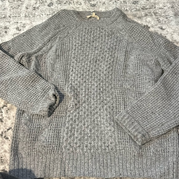NWT Madewell Cableknit Fisherman Sweater - Picture 6 of 6